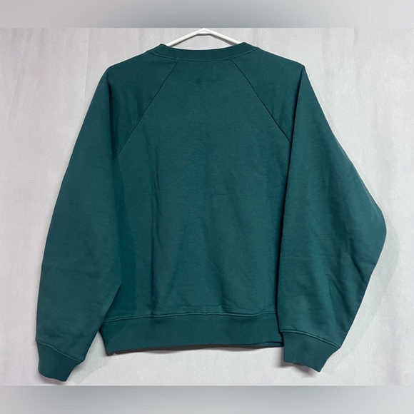 GAP Women's Crewneck Sweatshirt Green NWT - Picture 3 of 4